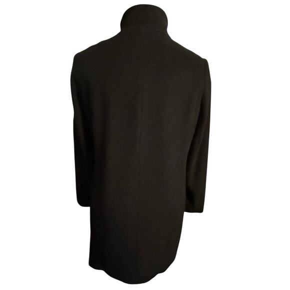 Lauren Ralph Lauren Black Buckle-Tab Coat | Size 14 | Fully Lined - Picture 8 of 8